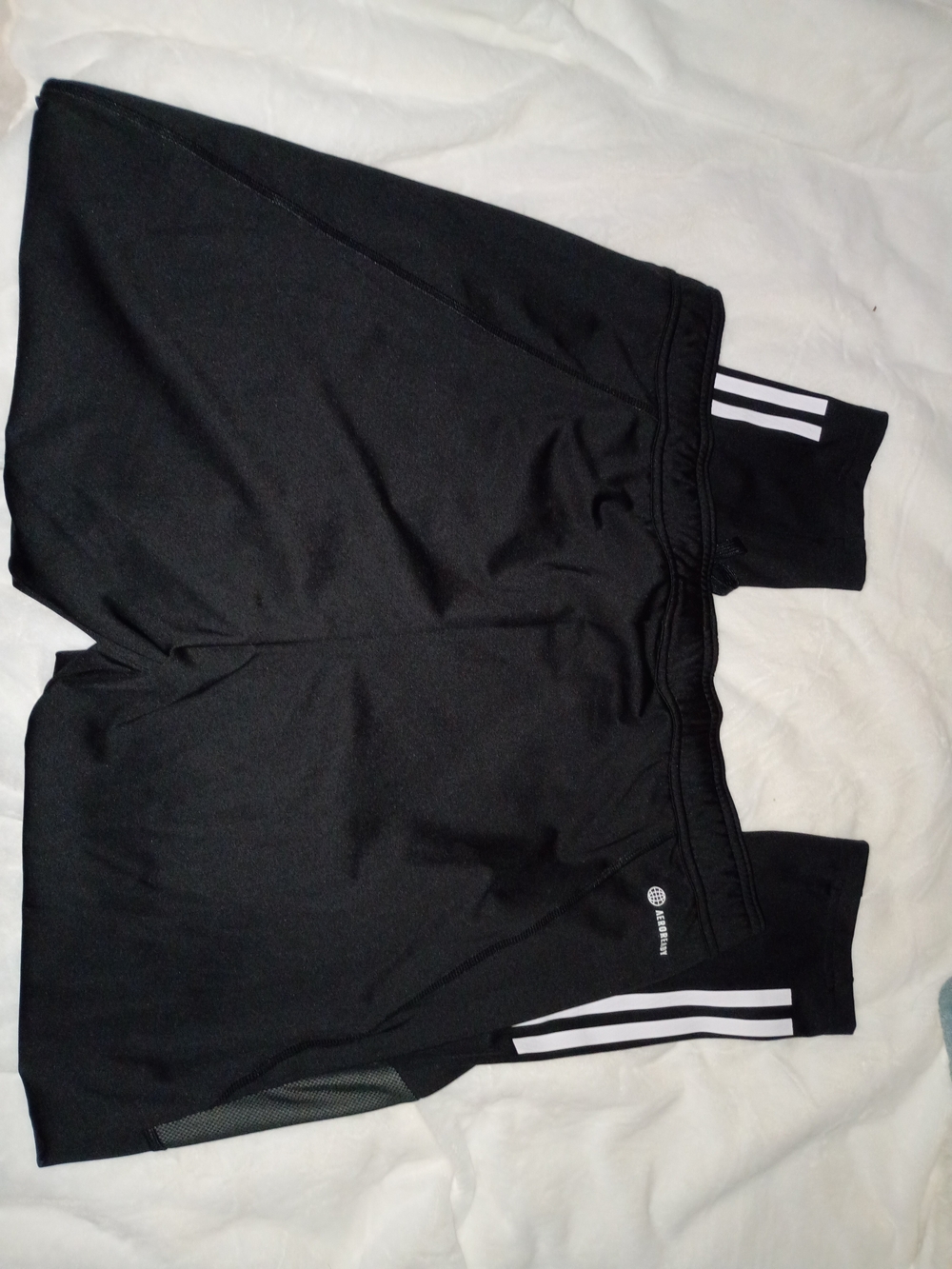 adidas Black Mens Fball Soccer Pants with White Stripe Accents New w/Tags XL